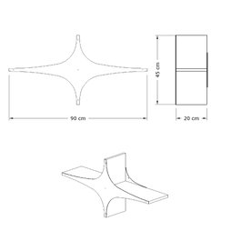 Hanah Home Susen - Blanco y Negro